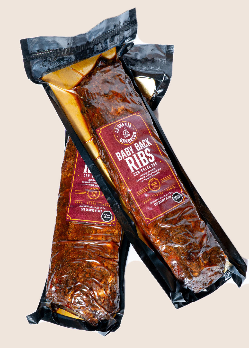2 Baby Ribs Ahumadas 15% Descuento
